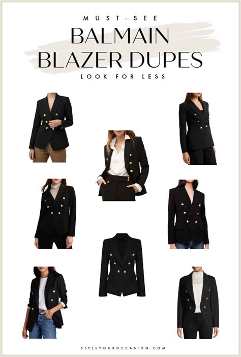 balmain pearl jacket replica|balmain blazer dupe budget.